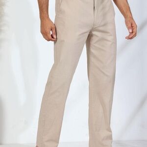 Classic Men's Beige Chinos